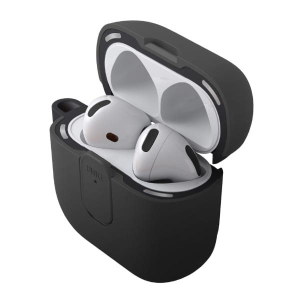 Etui UNIQ Clyde do AirPods 4 Lock Case   czarny