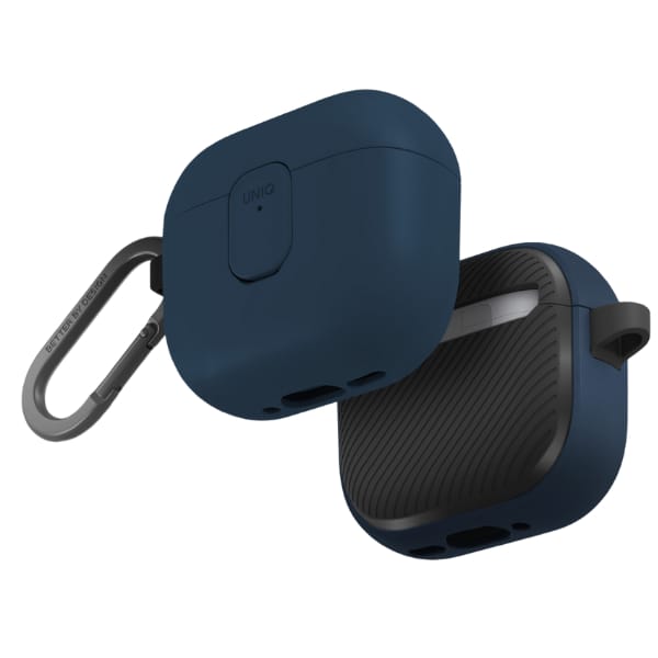 Etui UNIQ Clyde do AirPods 4 Lock Case   niebieski