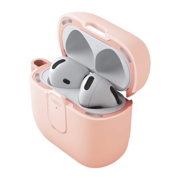 Etui UNIQ Clyde do AirPods 4 Lock Case   różowy