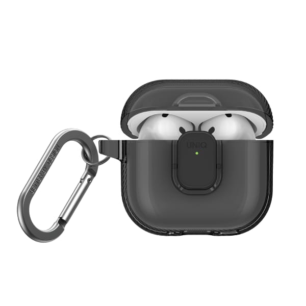 Etui UNIQ Glase Pro do AirPods 4 Lock    Case dymny