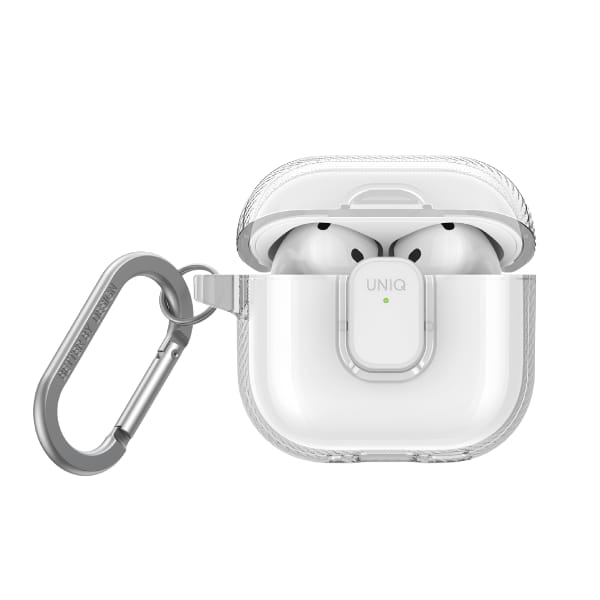 Etui UNIQ Glase Pro do AirPods 4 Lock    Case przezroczysty