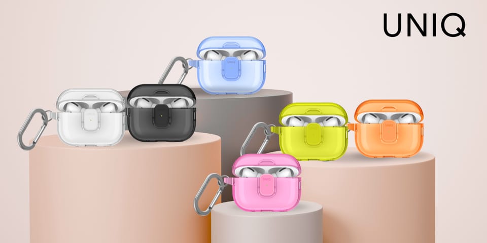 Etui UNIQ Glase Pro do AirPods Pro 2     Lock Case przezroczysty