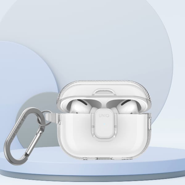 Etui UNIQ Glase Pro do AirPods Pro 2     Lock Case przezroczysty