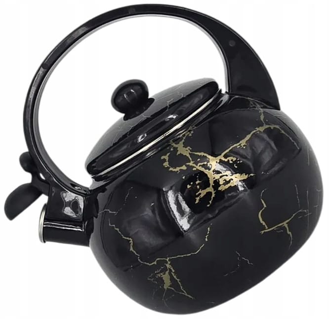 Czajnik emaliowany 2.2L z gwizdkiem. Masterpan MP-2503