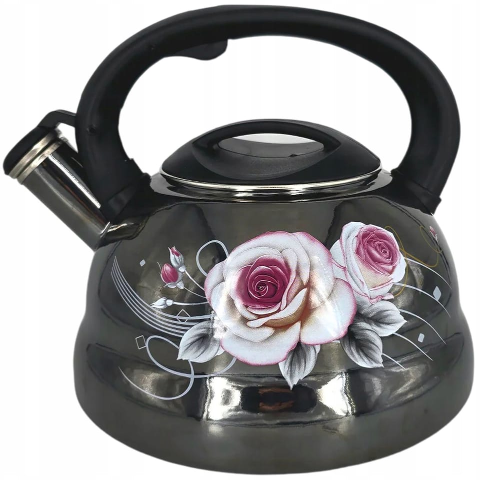 Czajnik emaliowany 3.3L z gwizdkiem. Masterpan MP-2542