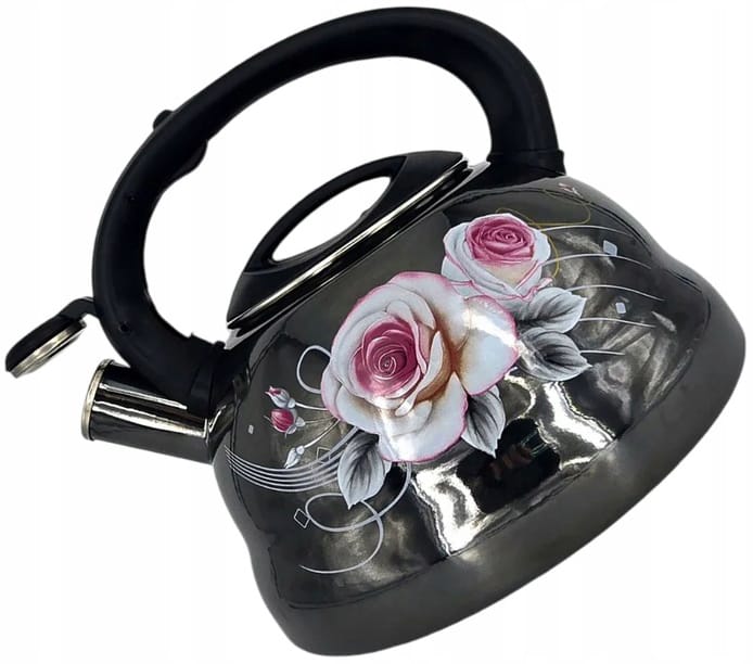 Czajnik emaliowany 3.3L z gwizdkiem. Masterpan MP-2542