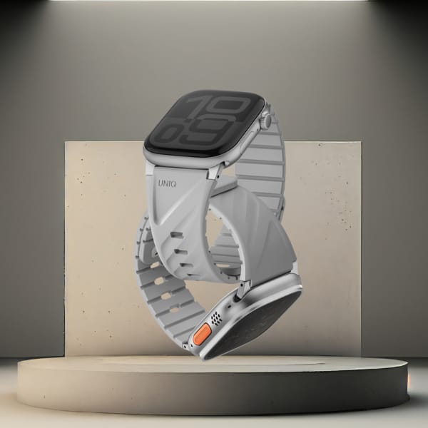 Pasek UNIQ Fluo do Apple Watch           49/46/45/44/42/41/40mm Magnetic szary