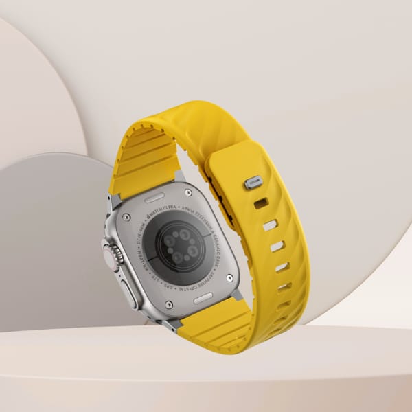 Pasek UNIQ Fluo do Apple Watch           49/46/45/44/42/41/40mm Magnetic żółty