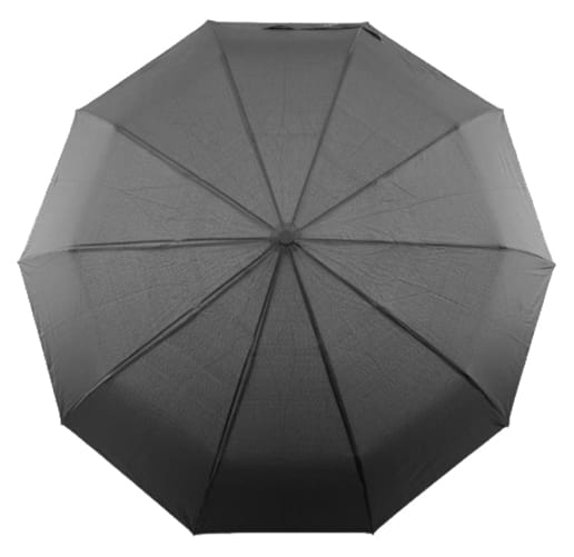 Parasol 23" 120cm. Automatyczne rozkładanie i składanie. Czarny