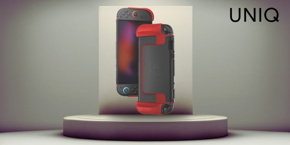 Etui UNIQ Hybrid Bytearmor do Nintendo   Switch 2 czerwony