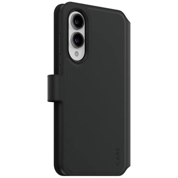 Etui CARE by PanzerGlass Feature Tango   2w1 Wallet Qi do Samsung Galaxy S25 Edge czarny