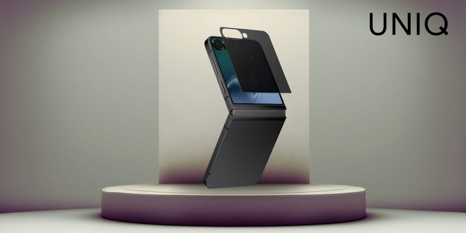 Szkło hartowane prywatyzujące UNIQ Optix Privacy do Samsung Galaxy Z Flip7