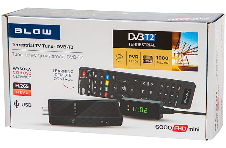 Dekoder Tuner DVB-T2 Blow 6000FHD mini