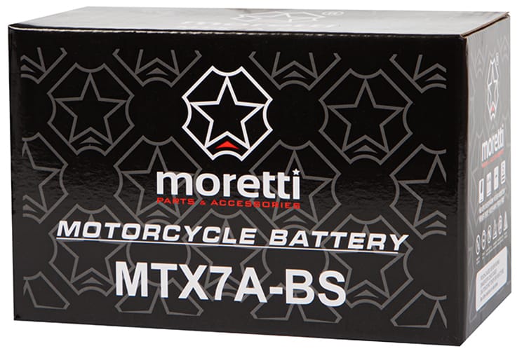 Akumulator motocyklowy Moretti AGM (Gel) MTX7A-BS 12V 7Ah