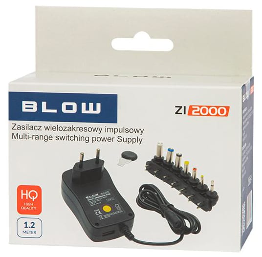 Zasilacz wielozakresowy 3-12V 2A Blow ZI2000 z USB