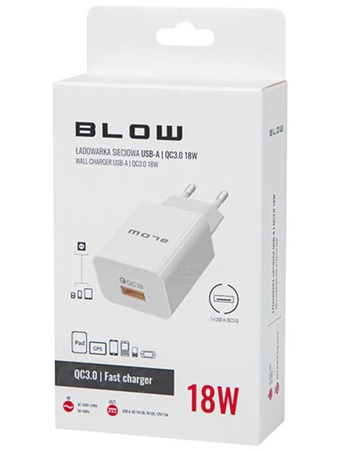 Ładowarka sieciowa Blow gniazdo USB QC3.0 18W
