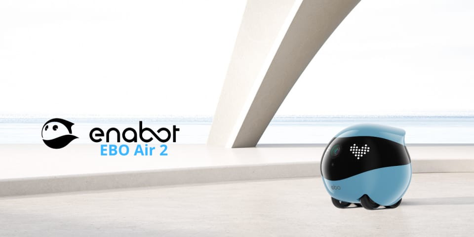Inteligentny robot towarzyszący ENABOT   EBO Air2 niebieski