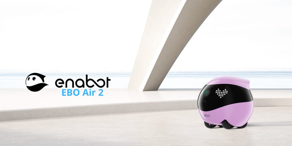 Inteligentny robot towarzyszący ENABOT   EBO Air2 różowy