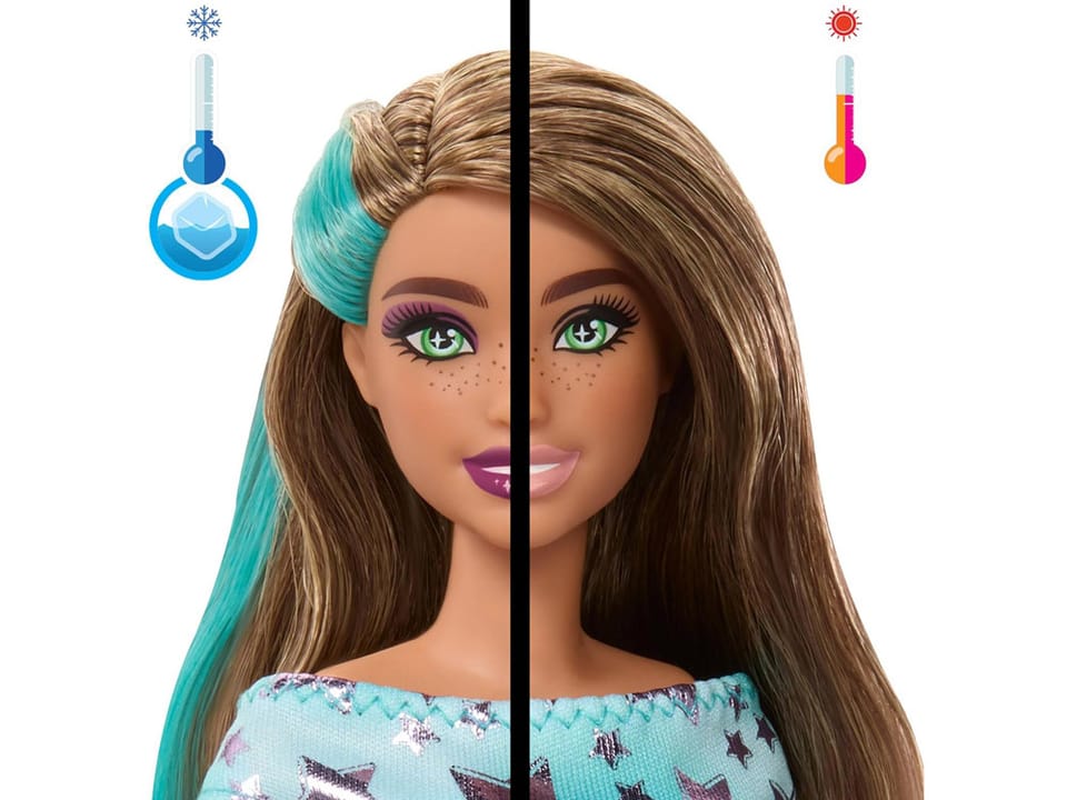 Mattel Barbie Party Unboxed lalka z serii: Urodziny + pies corgi ZA6066