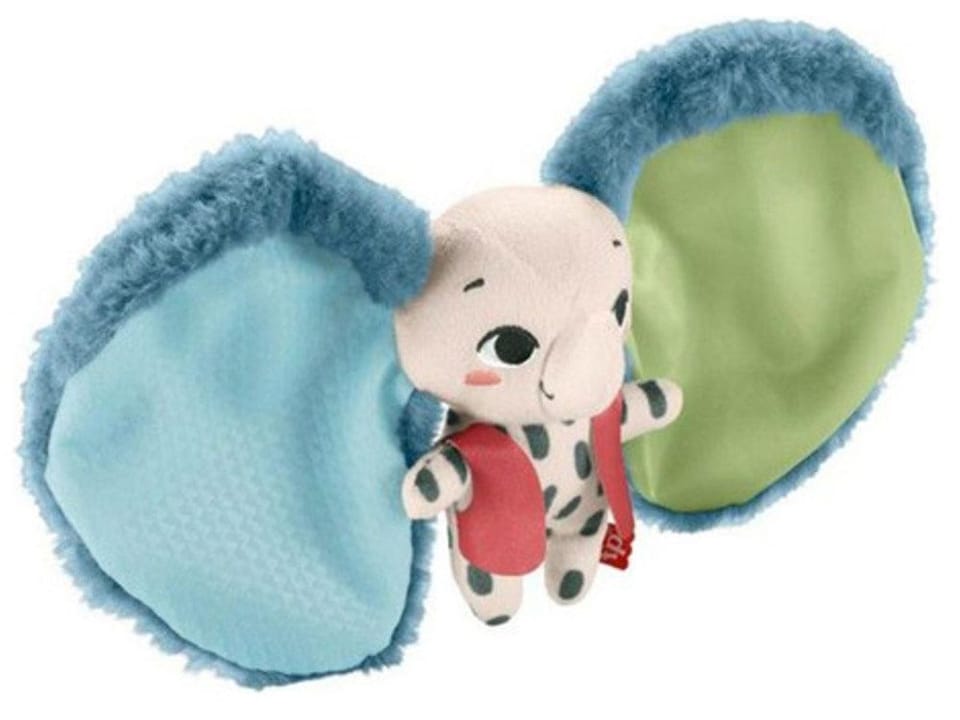 Mattel Fisher Price Przytulanka sensoryczna słonik - Wielkouchy ZA6044