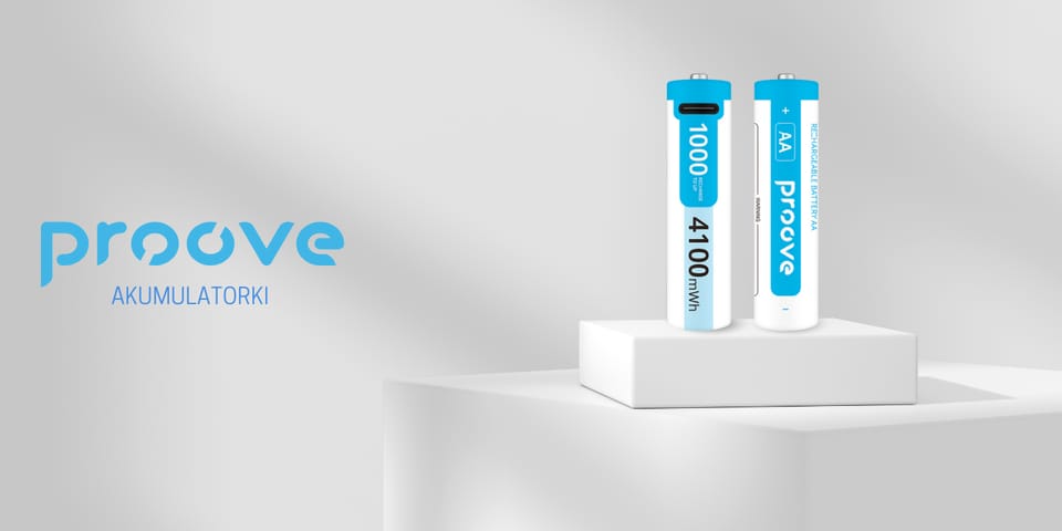Akumulatorki Proove AA 4100mWh 2szt      biały