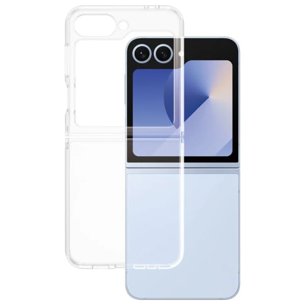 Etui CARE by PanzerGlass Flagship Urban  Combat do Samsung Galaxy Z Flip7 FE / Flip6 przezroczysty