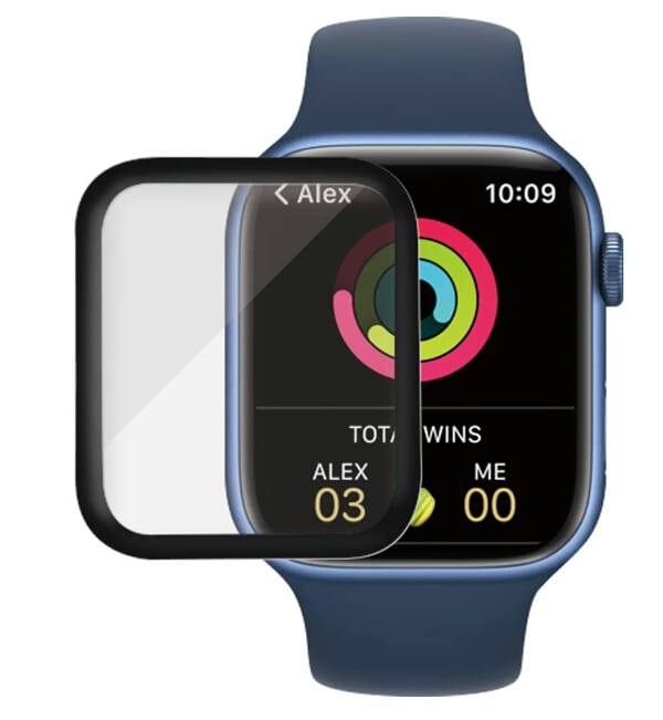 PanzerGlass Curved Apple Watch 745mm Antibacterial czarny/black