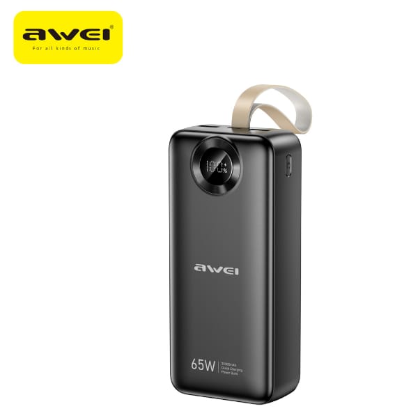 Powerbank Awei PA-34 30000mAh 65W Fast   charging czarny