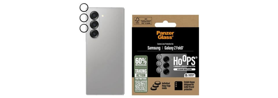 Szkło hartowane na obiektyw PanzerGlass  Hoops do Samsung Galaxy Z Fold7