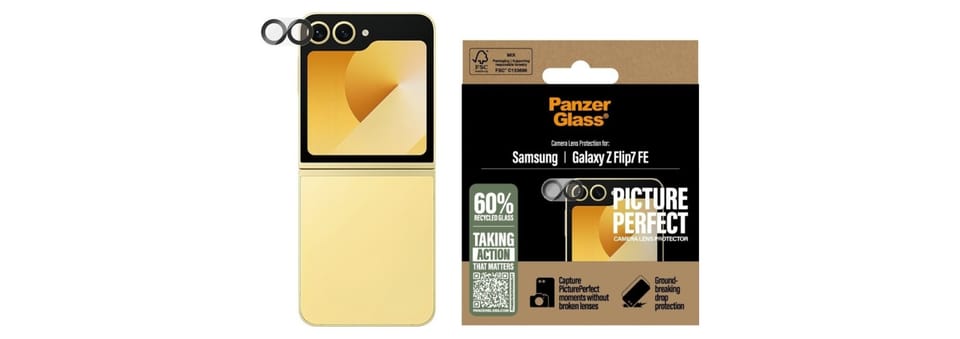 Szkło hartowane na obiektyw PanzerGlass  PicturePerfect do Samsung Galaxy Z Flip7 FE
