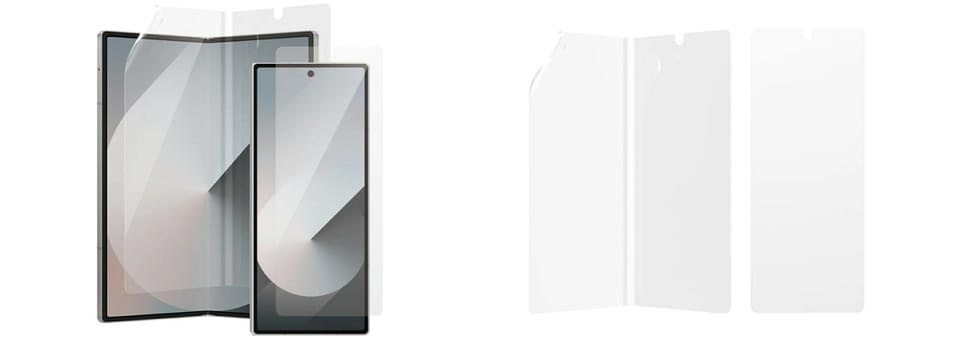 Zestaw ochronny PanzerGlass FlipFoldFlex 2w1 Szkło Classic Fit + Folia Ultra-Wide Fit TPU do Samsung Galaxy Fold7