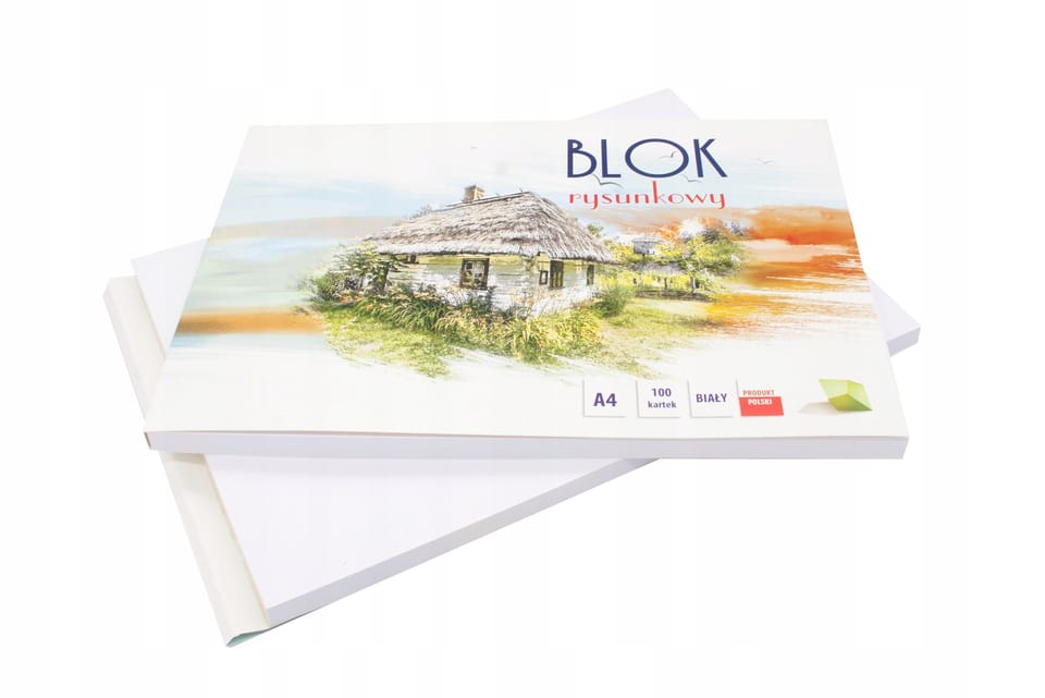 Blok rysunkowy A4 100k KRESKA