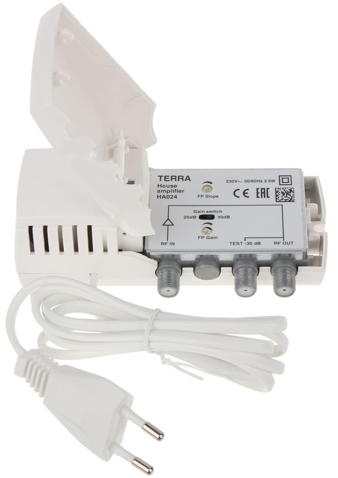 Wzmacniacz antenowy, budynkowy Terra HA-024