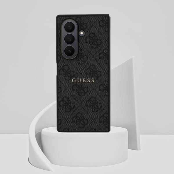 Etui Guess 4G Classic MagSafe do Samsung Galaxy Z Fold7 czarny