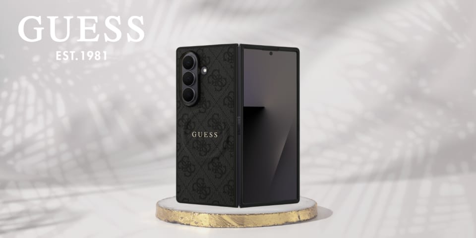 Etui Guess 4G Classic MagSafe do Samsung Galaxy Z Fold7 czarny