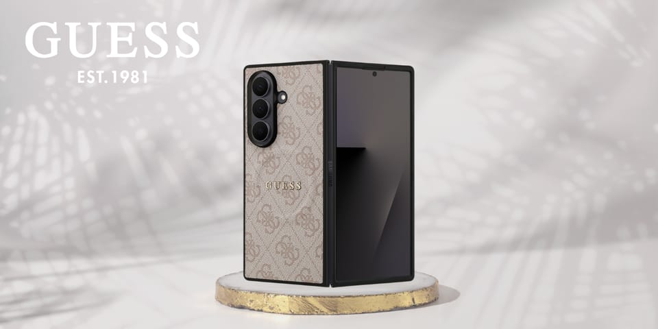Etui Guess 4G Classic MagSafe do Samsung Galaxy Z Fold7 różowy