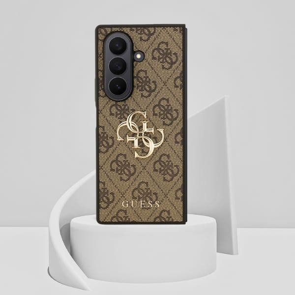Etui Guess Big 4G Logo Classic Logo do   Samsung Galaxy Z Fold7 brązowy