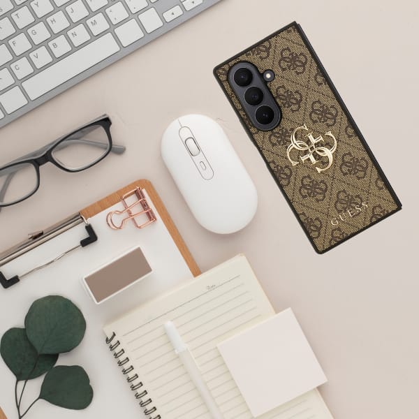 Etui Guess Big 4G Logo Classic Logo do   Samsung Galaxy Z Fold7 brązowy