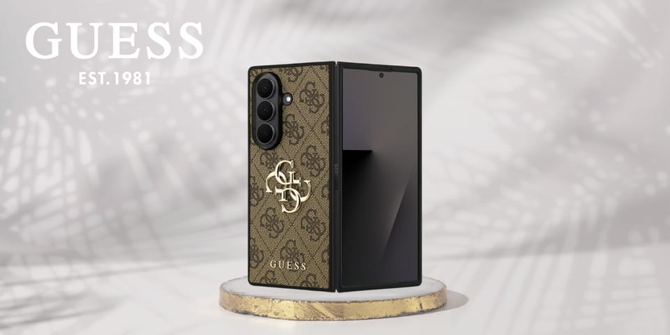 Etui Guess Big 4G Logo Classic Logo do   Samsung Galaxy Z Fold7 brązowy