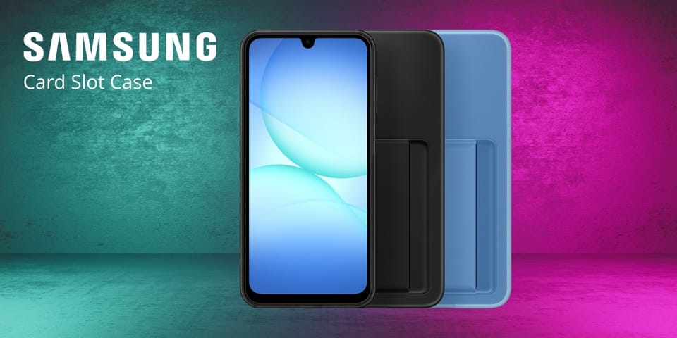 Etui Samsung Card Slot do Galaxy A17     niebieski
