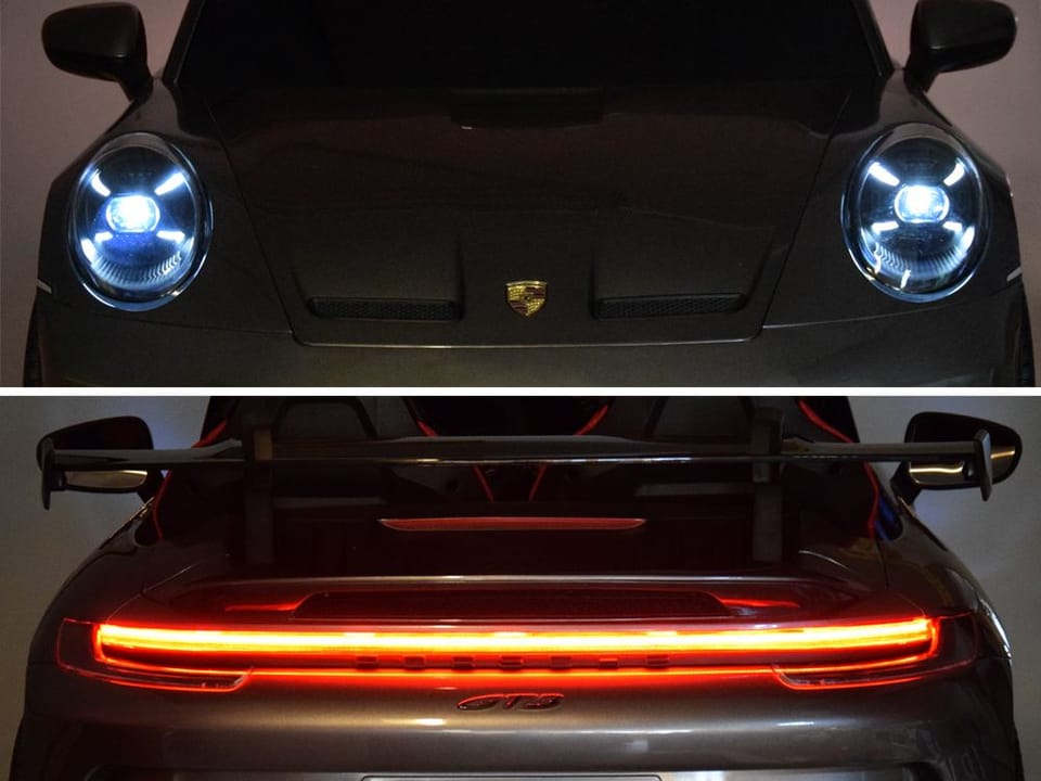 Auto na akumulator malowane DWUOSOBOWE licencjonowane Porsche 911GT3 PA0335