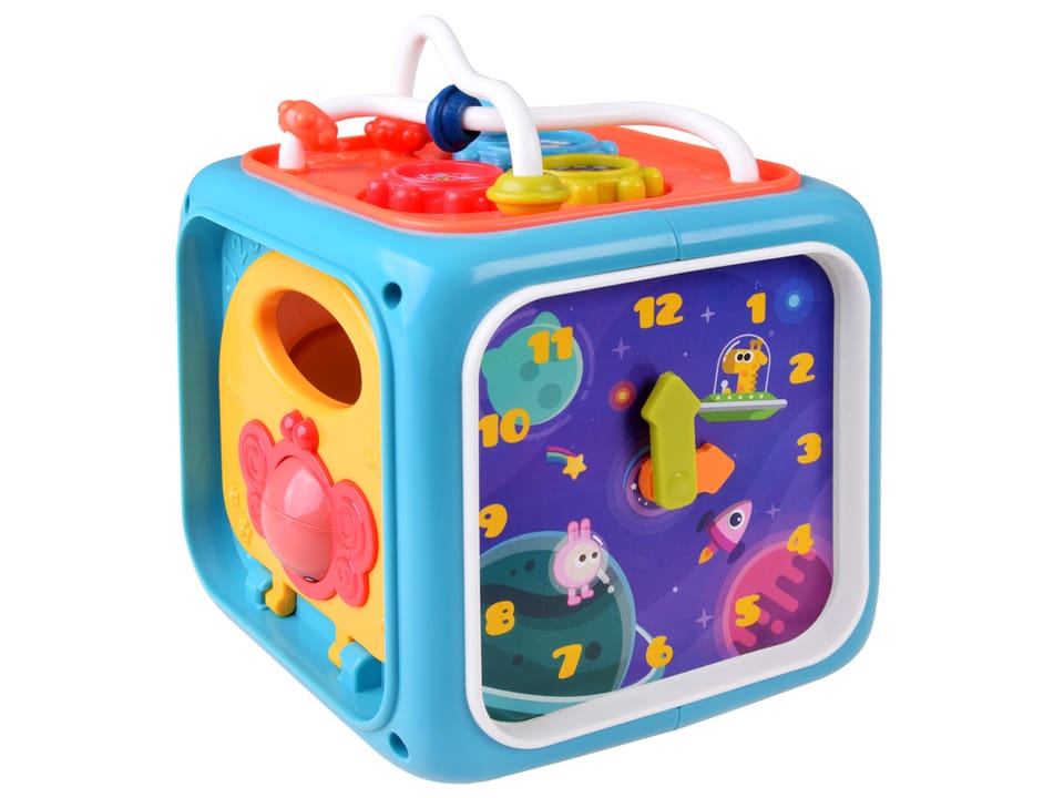 Kostka interaktywna edukacyjna pianinko przeplatanka sorter ZA4275 NI