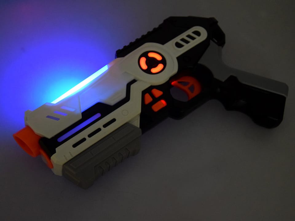 Laserowy paintball pistolety laser tag zestaw dla 2 osób pZA3776