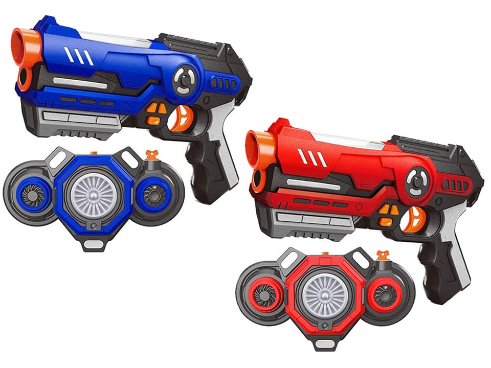 Laserowy paintball pistolety laser tag zestaw dla 2 osób pZA3776