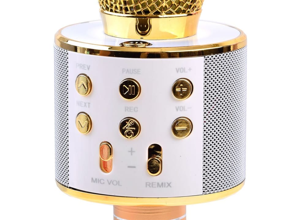 Mikrofon bezprzewodowy karaoke głośnik modulacja głosu bluetooth IN0136