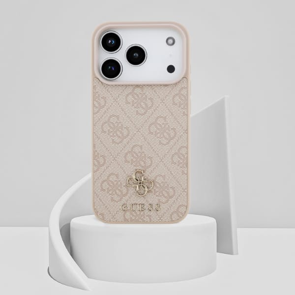 Etui Guess 4G Small 4G and Classic       MagSafe do iPhone 17 Pro różowy