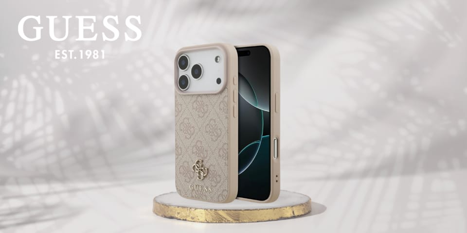 Etui Guess 4G Small 4G and Classic       MagSafe do iPhone 17 Pro różowy