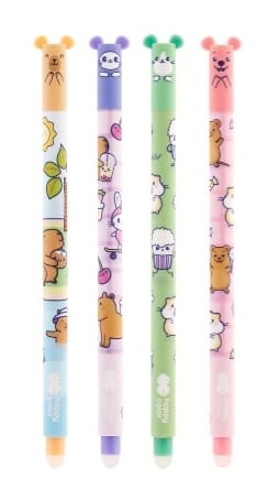 Długopis wymazywalny USZAKI YUMMY YUM HA 4120 01YU-3 HAPPY COLOR