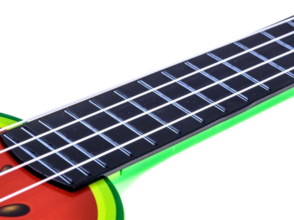 Owocowa ukulele GITARA dla dzieci gitarka 37 cm IN0033