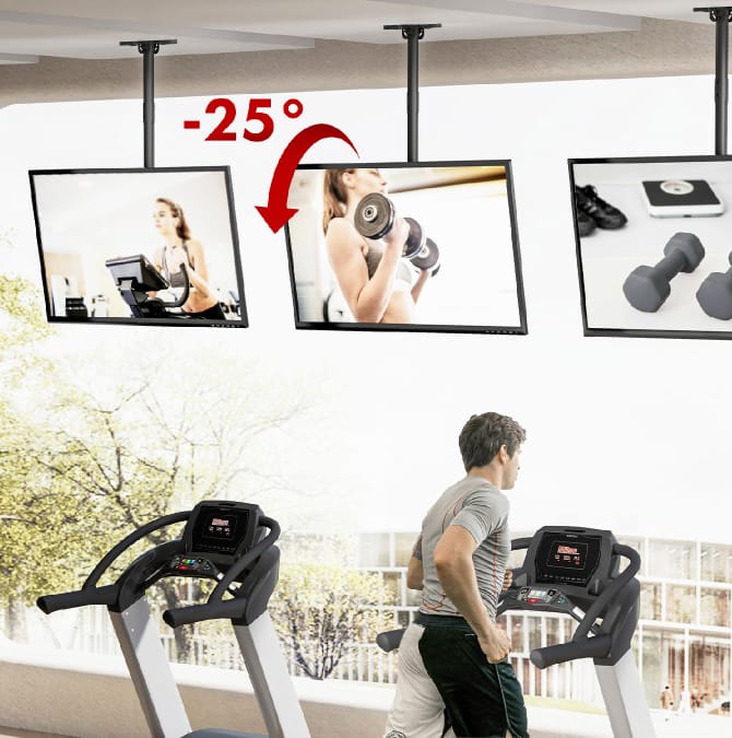 Uchwyt sufitowy dla TV, 43-86", max VESA 600x400, do 60kg MC-112 B